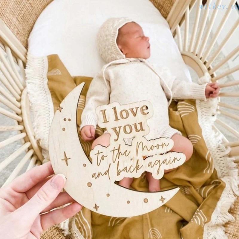 Bộ 13 Thẻ Ghi Chú Đánh Dấu Cột Mốc Phát Triển Theo Tháng Cho Bé