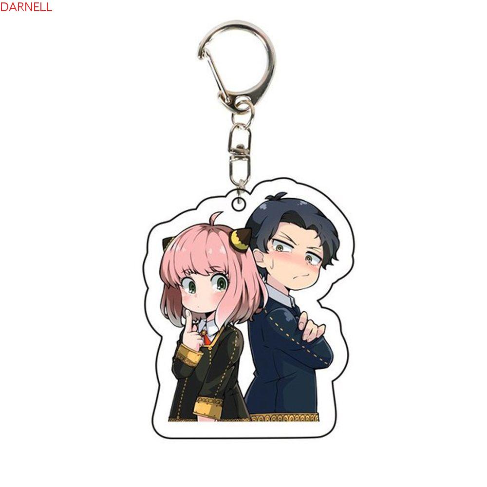 Móc Khóa Hình Nhân Vật Anime Hai Mặt Bằng Acrylic