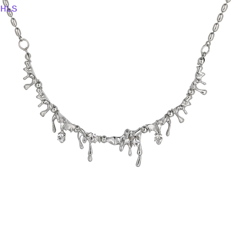 Vòng Cổ Choker Bằng Hợp Kim Mặt Hình Giọt Nước Thời Trang Cho Nữ