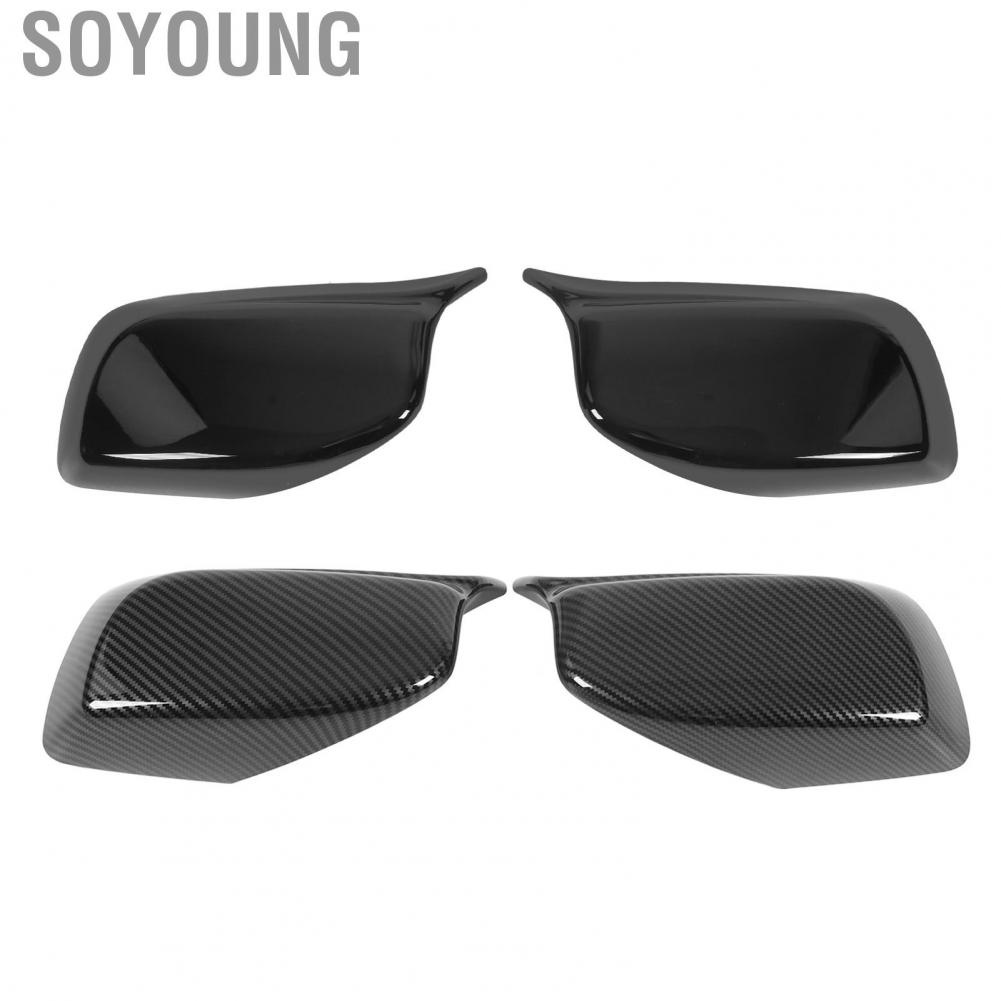 Soyoung Side Door Mirror Cover  Long Durability 51167078360 Left Right Weatherproof for 5 6 Series E60 E61 E63 E64