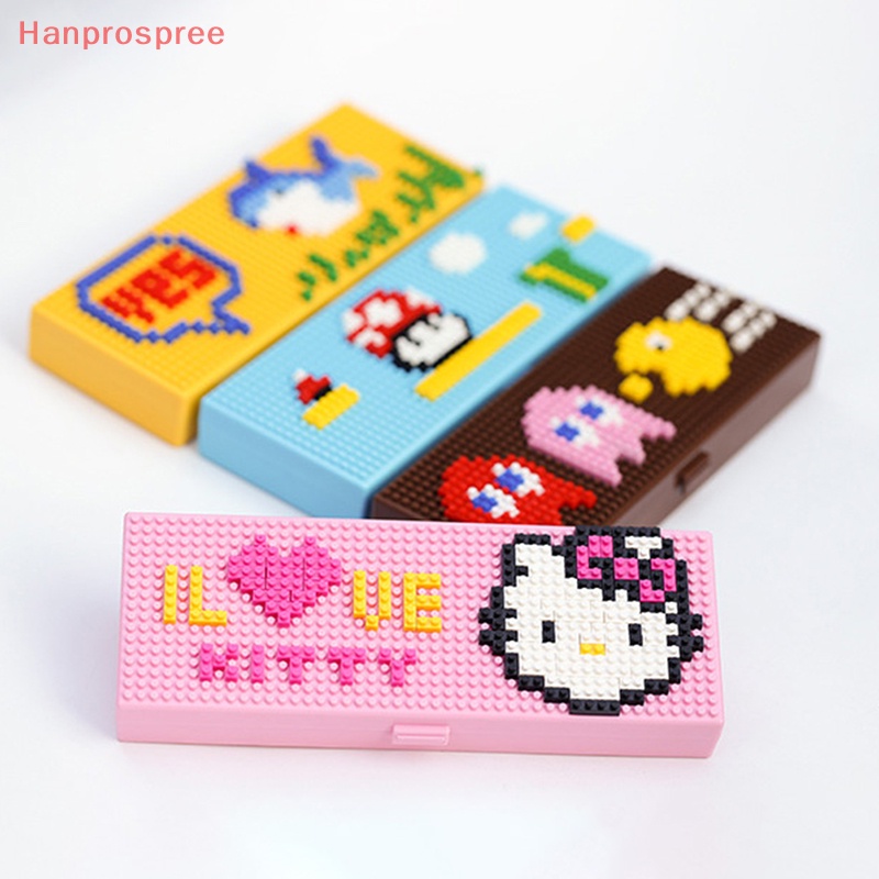 Hanprospree &gt; Hộp Đựng Bút Lắp Ráp Hình Hoạt Hình Kawaii Dễ Thương DIY Cho Học Sinh