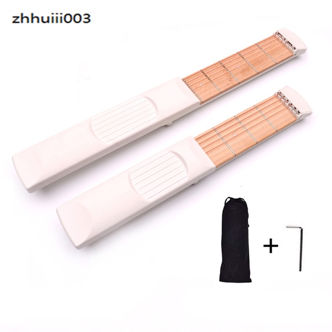 Zhihui Dụng Cụ Luyện Tập Ghi Ta Bỏ Túi 4 / 6 Phím Nhỏ Gọn Tiện Dụng