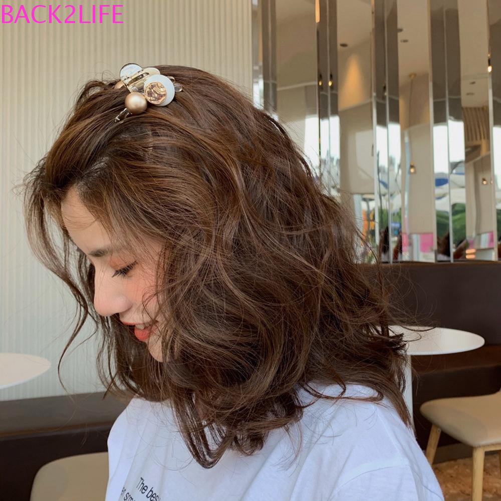 Kẹp Tóc Càng Cua Mini Họa Tiết Hình Học Thanh Lịch Cho Nữ 2life