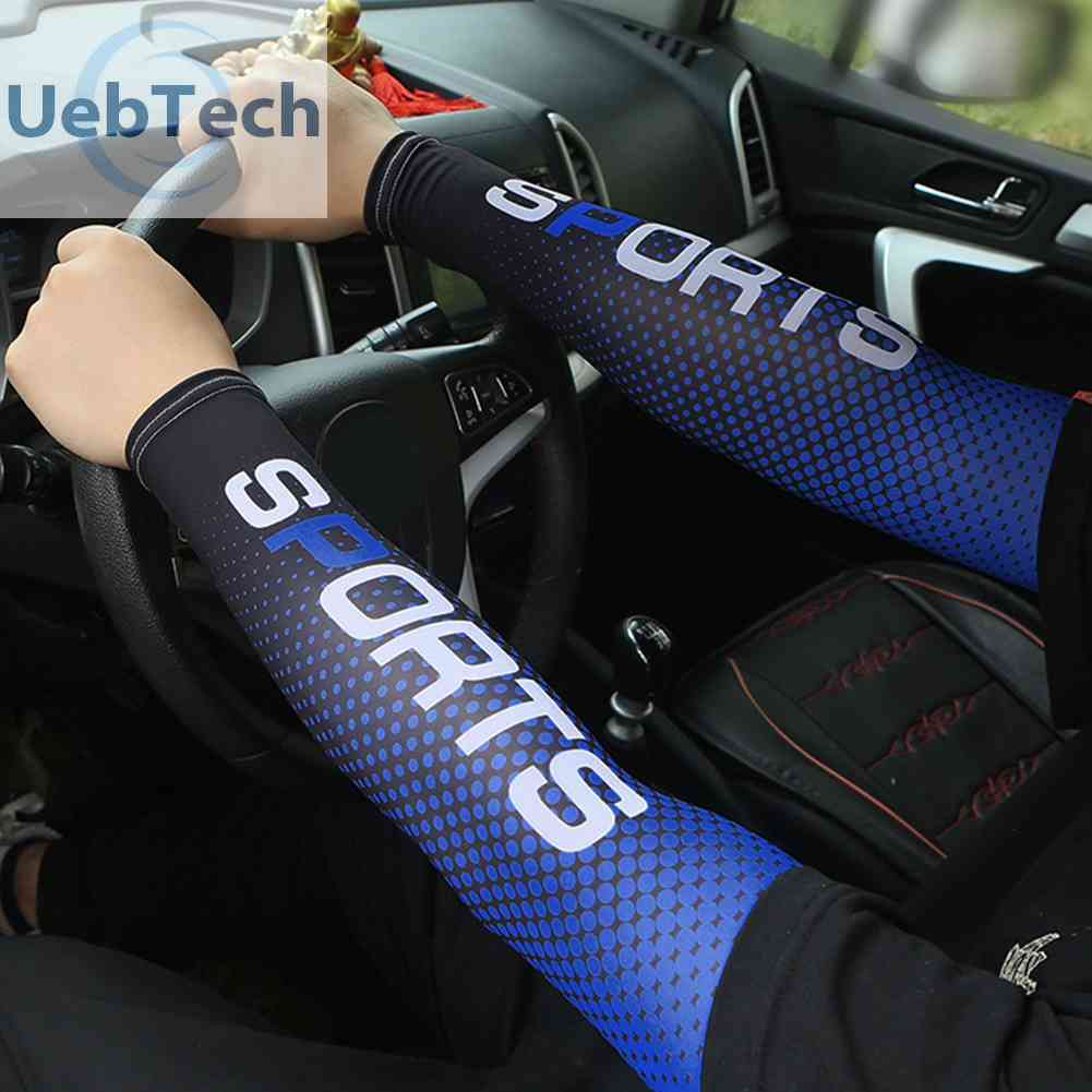 1 Cặp Vỏ Bọc Tay Áo Chống Nắng Dùng Chạy Xe Đạp Tiện Dụng