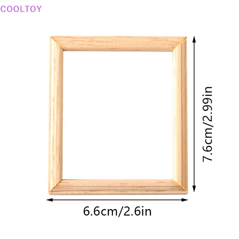 Cooltoy 1 Khung Ảnh Hình Chữ Nhật Mini Trang Trí Nhà Búp Bê