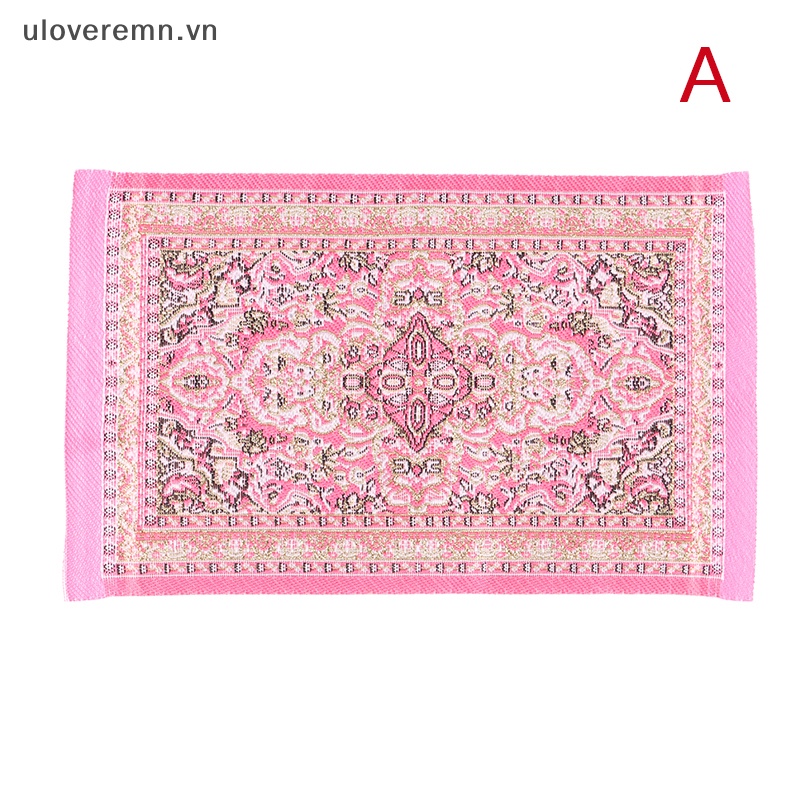 1 Thảm Lót Sàn Bện Dây Thổ Nhĩ Kỳ Trang Trí Nhà Búp Bê Tỉ Lệ 1: 12