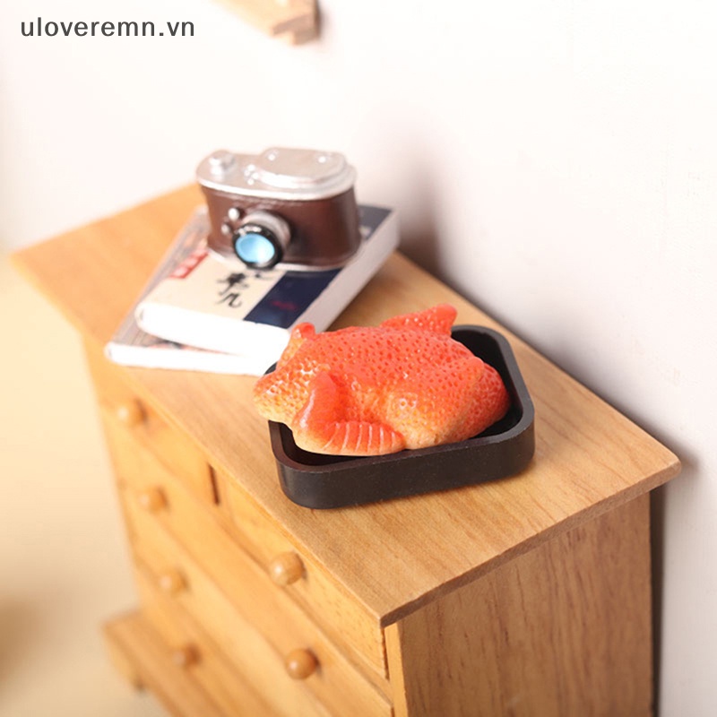 1 Bộ Đồ Chơi Gà Nướng Bánh Dành Cho Nhà Búp Bê Tỷ Lệ 1: 12