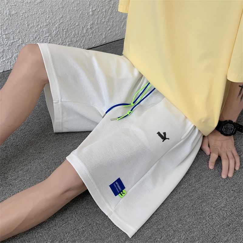 Quần Short Dây Rút Dáng Rộng Nhanh Khô Thêu Nhãn Hiệu Puma 100% Cá Tính Cho Nam