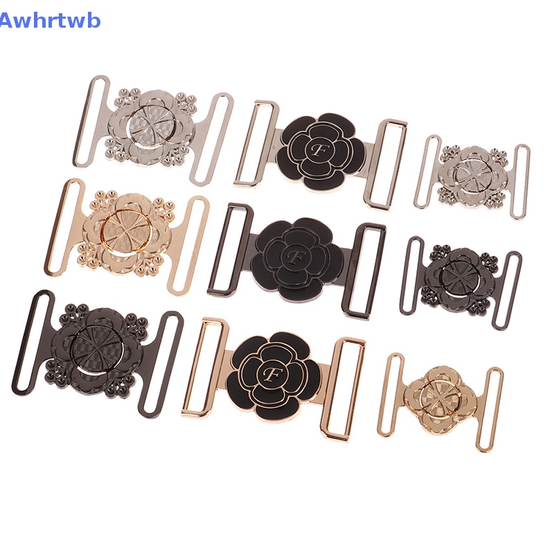 1 Bộ Khóa Thắt Lưng Bằng Kim Loại Hình Hoa 30 / 35 / 40mm Điều Chỉnh Được Cho Ba Lô Mới