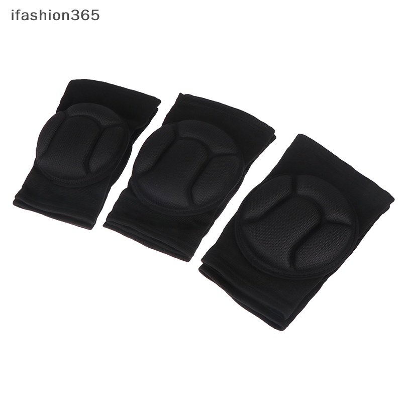 Set 2 Miếng Đệm Đầu Gối Hỗ Trợ Tập Thể Thao Dày Dặn Co Giãn Dành Cho Nam ifashion365