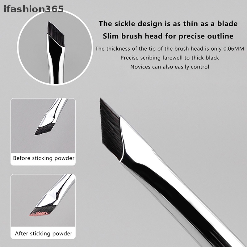 Cọ Trang Điểm Mắt Đầu Phẳng Siêu Mỏng Tiện Dụng ifashion365