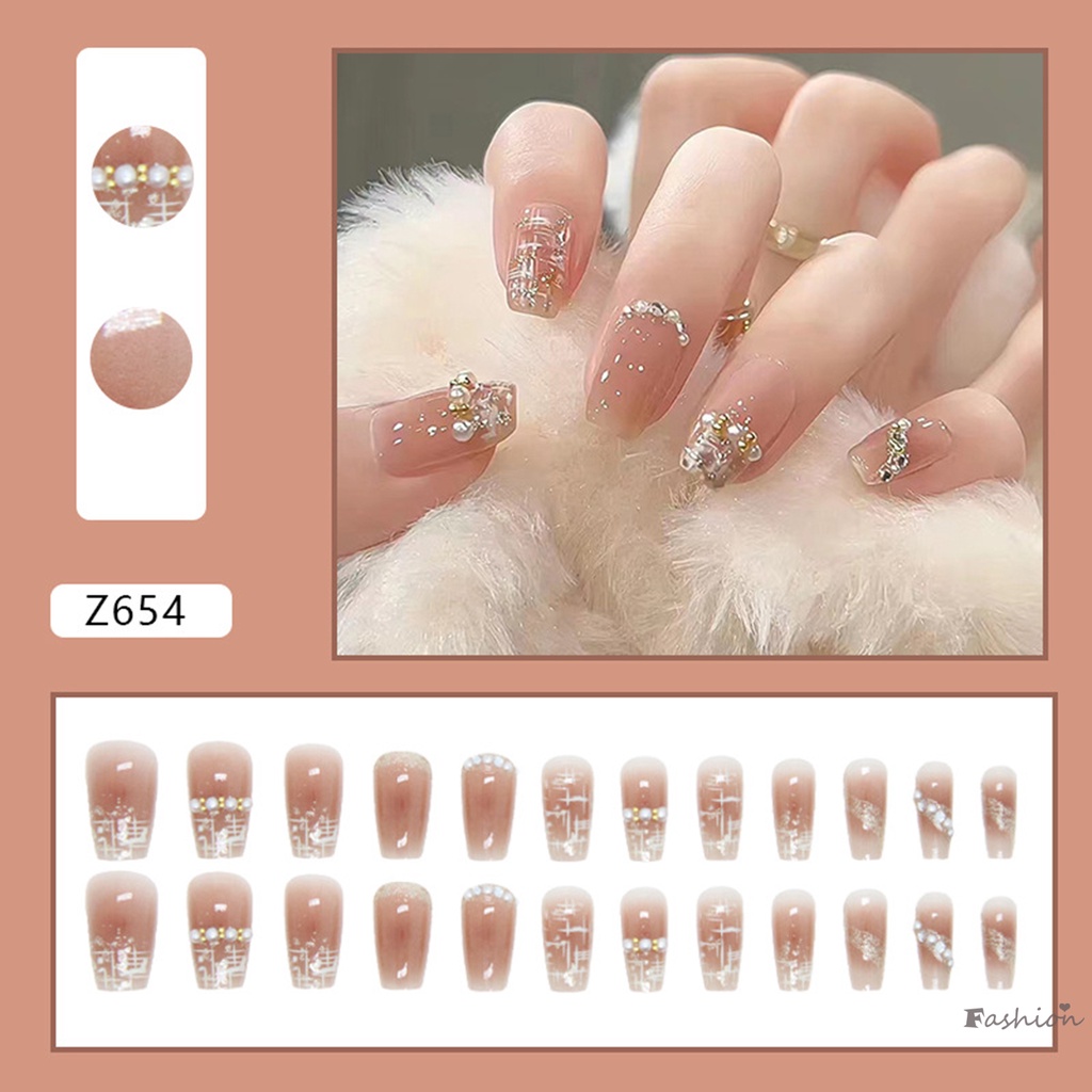 Móng Tay Giả Hình Vuông Không Đánh Bóng Bền Bỉ