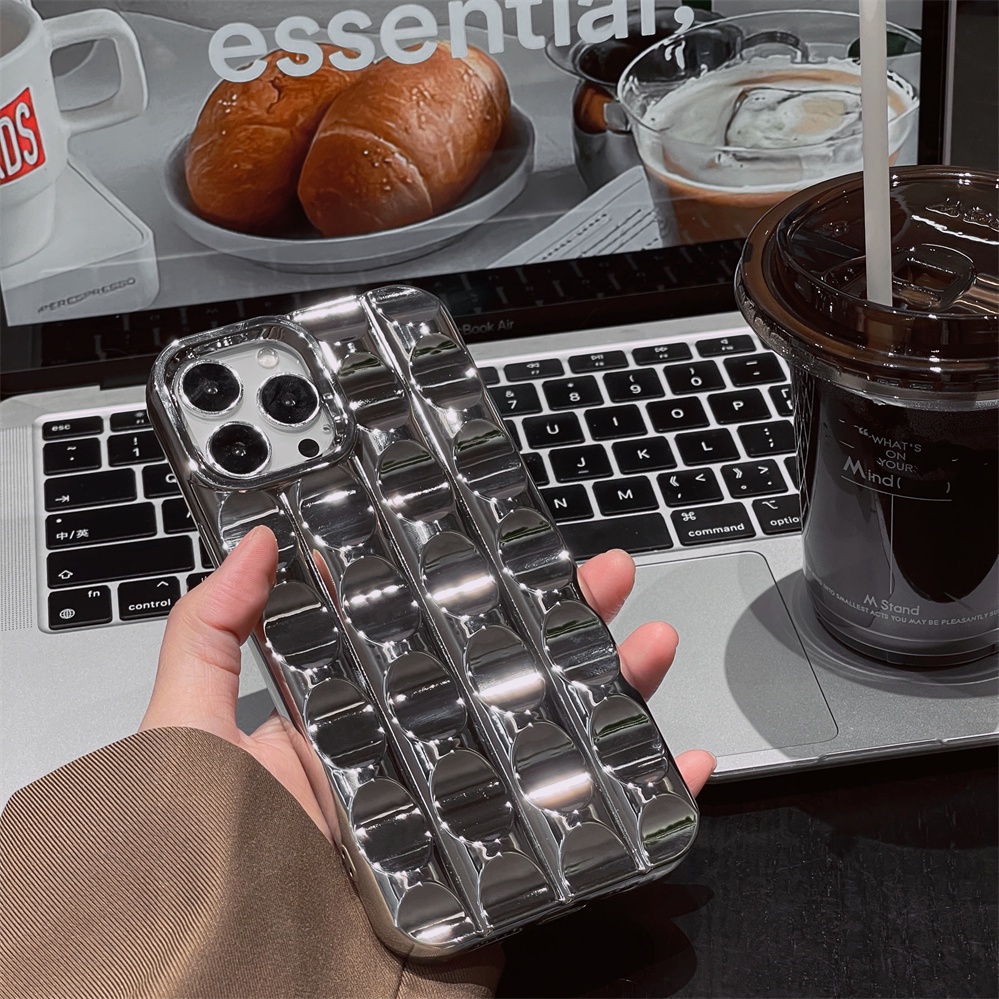 Ôp Điện Thoại Silicon Dẻo Tráng Gương Họa Tiết Thời Trang Sang Trọng Cho iphone 15 pro max 14 pro max 13 pro max 12 pro max 11 Ốp