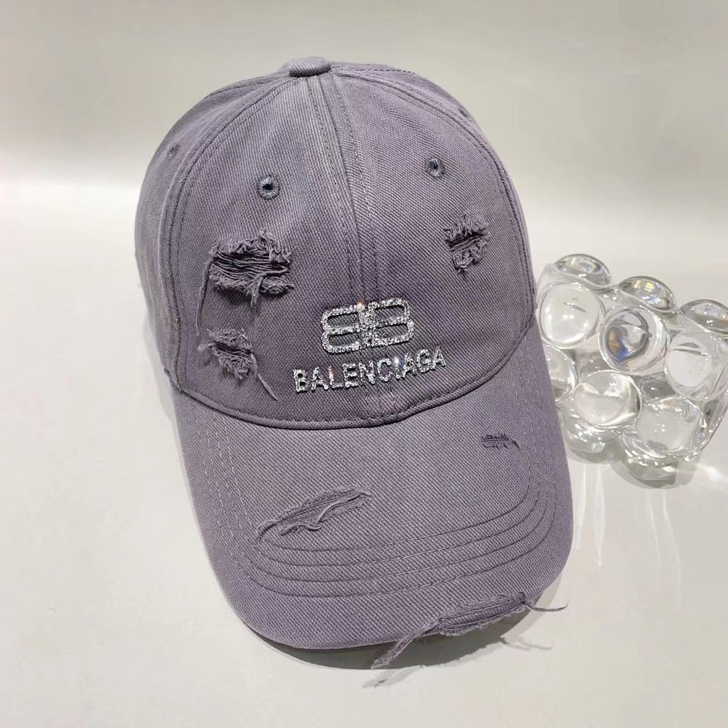 Mũ Lưỡi Trai Phối Rách In Chữ Thời Trang Mùa Hè 2023 Cho Nam Và Nữ