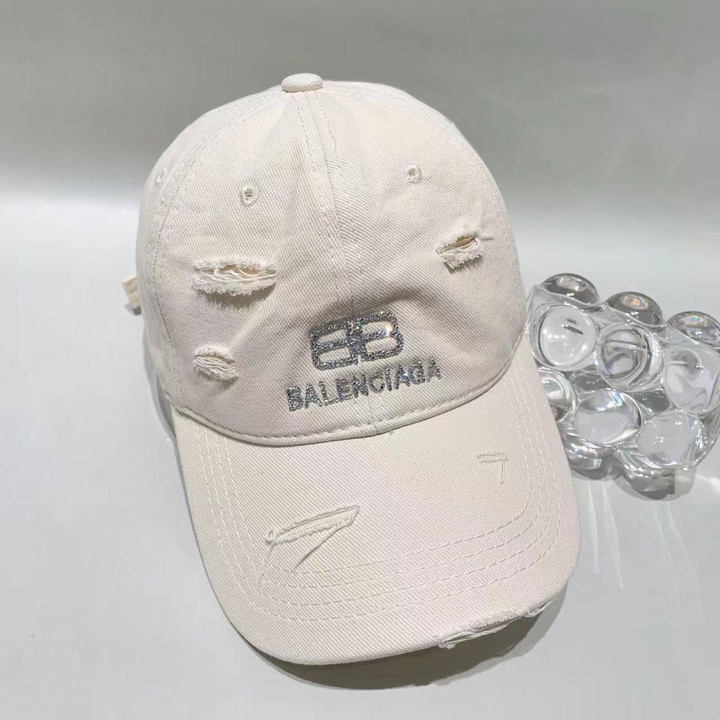 Mũ Lưỡi Trai Phối Rách In Chữ Thời Trang Mùa Hè 2023 Cho Nam Và Nữ