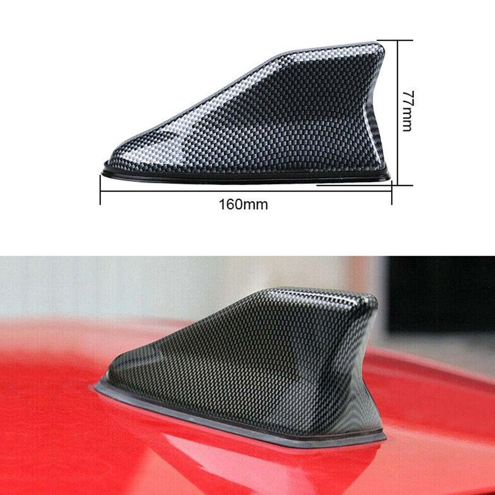 Ăng Ten Vây Cá Mập Bằng Sợi Carbon Gắn Nóc Xe Hơi F5X5
