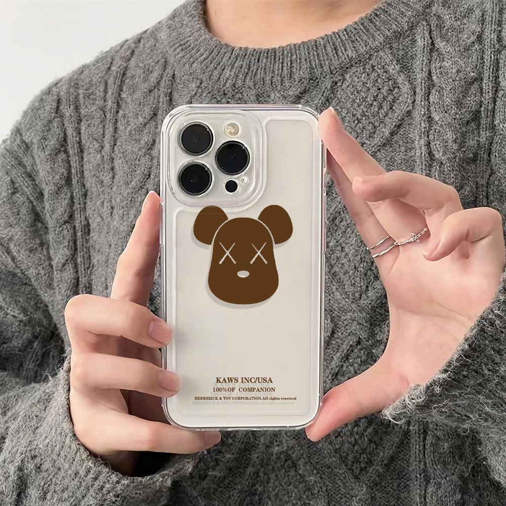 ✅Ốp Điện Thoại Dẻo Họa Tiết Gấu Violent Dễ Thương Chống Sốc Cho Iphone1214Pro 78 plus JSNR 1311