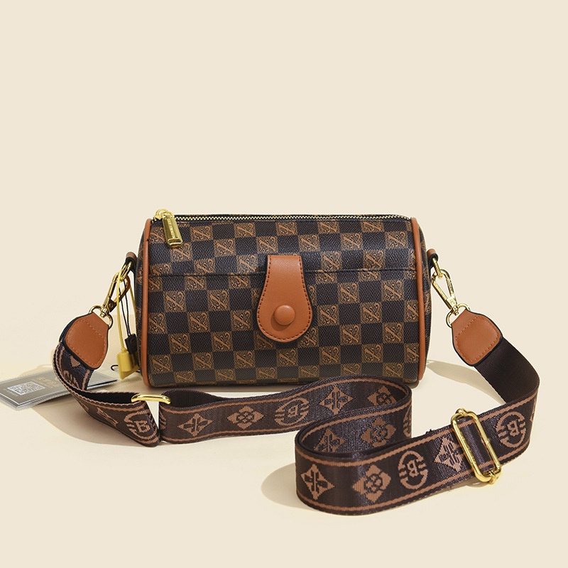 Ielgy Túi Đeo Vai Cỡ Lớn Bằng Da Mềm Phong Cách retro Thời Trang Nữ