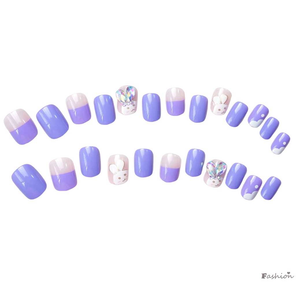 Móng Tay Giả Hình Thỏ Xinh Xắn Cho Nữ
