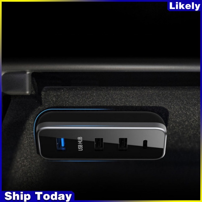 Đế Sạc Chia Cổng Type-c Chuyên Dụng Cho Tesla Model 3 / Y