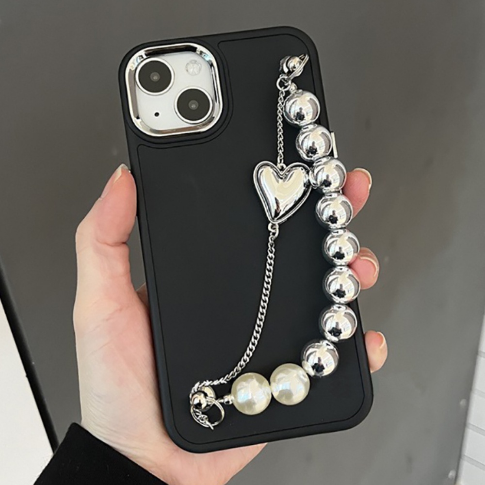 Ốp Điện Thoại TPU Mềm Chống Sốc Màu Trơn Có Vòng Tay Cho IPhone 14 Pro Max 13 12 11 Pro Max