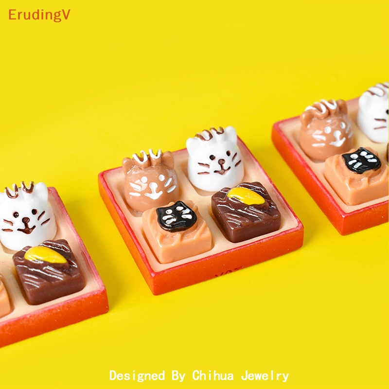 1 Bộ Mô Hình Hộp Cơm / Sô Cô La / Bento Đồ Ăn Nhẹ Nhàng Trang Trí Nhà Búp Bê [ErudingV]