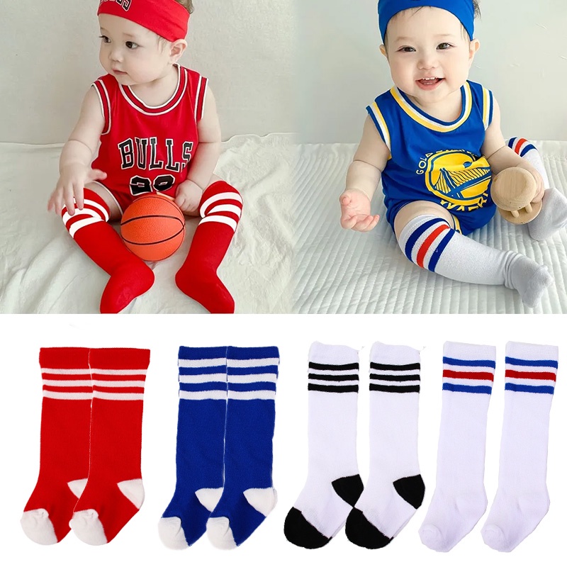 Vớ Cotton Mềm Mại Họa Tiết Sọc Cổ Điển Dành Cho Các Bé 1-3 Tuổi