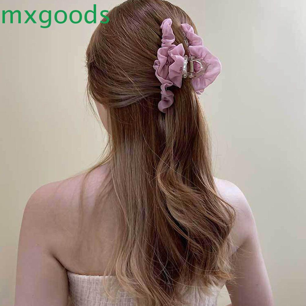 Kẹp Tóc Hình Cá Mập Phối Lưới Phong Cách Retro Vintage Cho Nữ