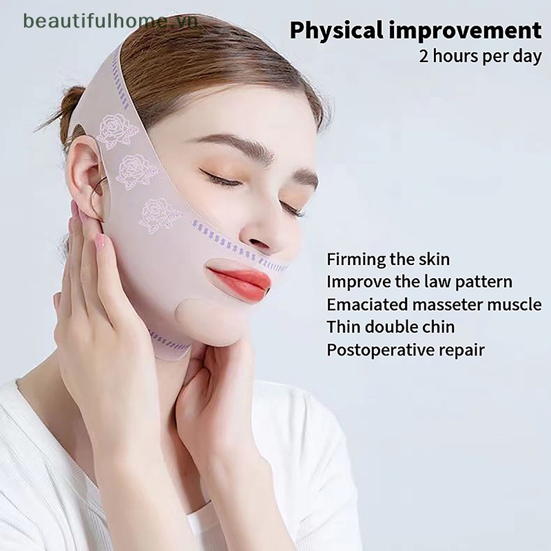 Đai Đeo Nâng Cơ Mặt Tạo Cằm Chữ V Chống Nếp Nhăn Lifg