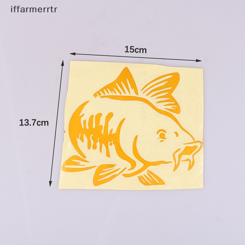 Sticker Vinyl Dán Trang Trí Xe Hơi Hình Cá Chép Thông Dụng