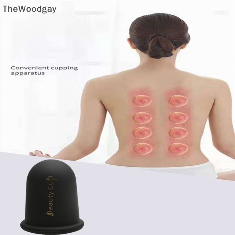1 Cốc Giác Hơi Massage Cơ Thể Bằng Silicone Chống Cellulite