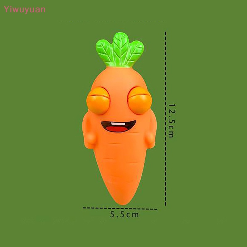 1 Đồ Chơi Bóp Tay Giảm Căng Thẳng Hình Củ Cà Rốt