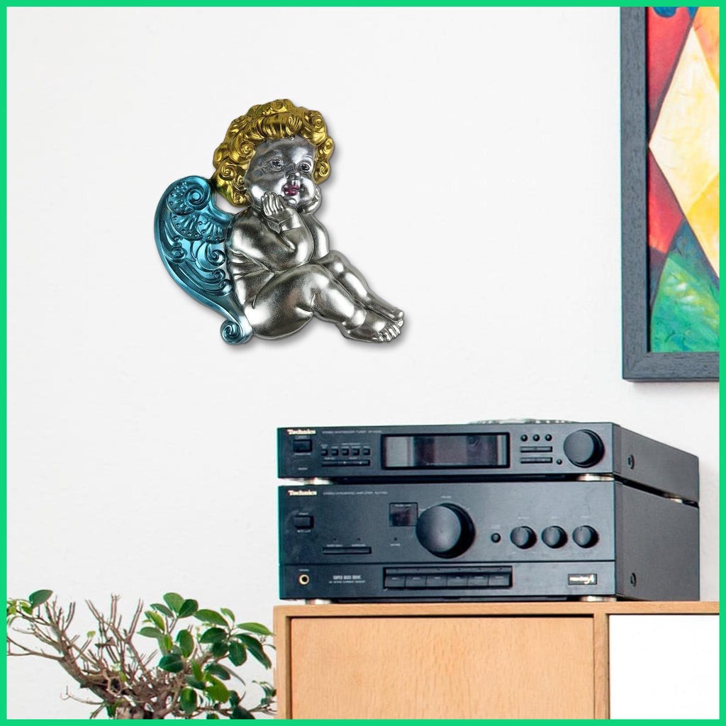 Khuôn Làm Bánh Bằng Silicone Chống Dính Hình Đôi Cánh Thiên Thần 3D Dễ Thương