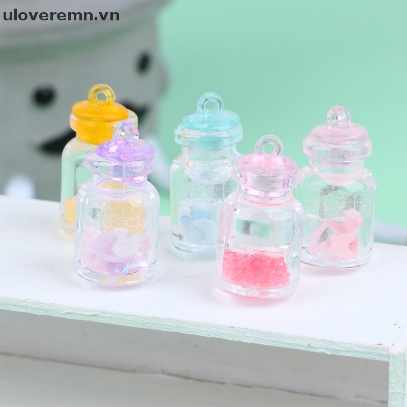 Set 10 Mặt Dây Chuyền Resin Phát Sáng Hoạt Hình Đáng Yêu DIY
