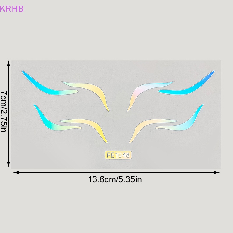 1 Tấm Nhãn Dán Trang Trí Mắt Lễ Hội Màu Laser Độc Đáo