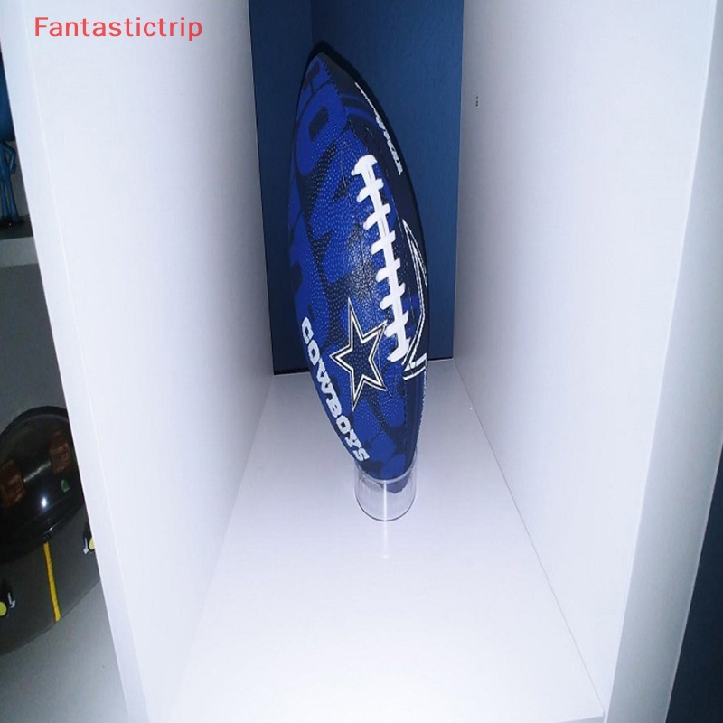 1 Giá Đỡ Trưng Bày Bóng Đá / Bowling Hình Tròn Bằng Acrylic Tiện Dụng