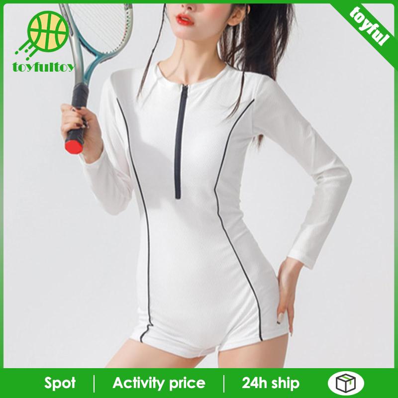 Bộ Đồ Bơi Một Mảnh Có Khóa Kéo Thời Trang Mùa Hè Cho Nữ