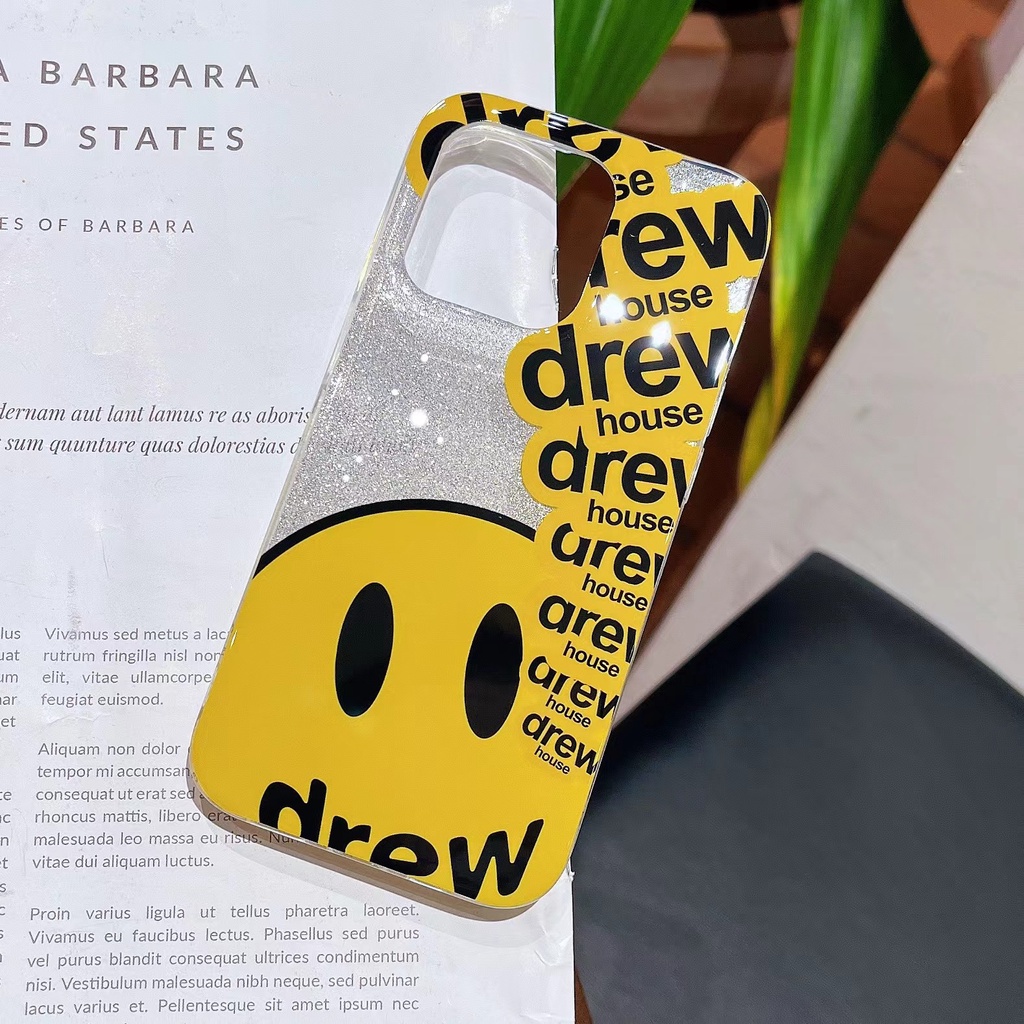 Ốp Điện Thoại TPU Mềm Trong Suốt Chống Rơi Họa Tiết Mặt Cười Cho iPhone 12 13 14 Pro Max