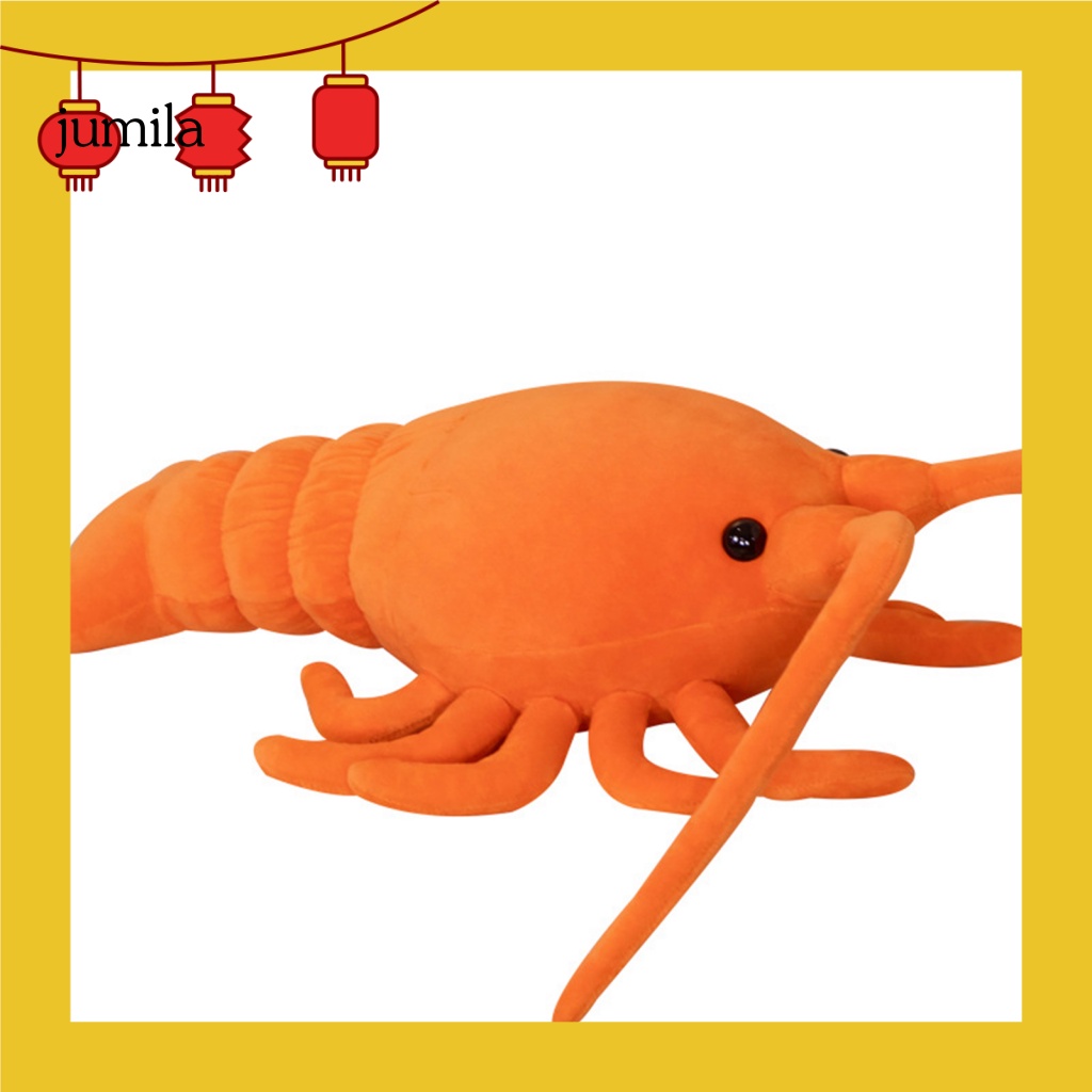 Gối Ôm Hình Tôm Nhồi Bông Dễ Thương Dùng Làm Quà Tặng Cho Bạn Gái