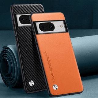 Ốp điện thoại da pu nhám chống sốc cho google pixel 7a 6a 6 7 pro