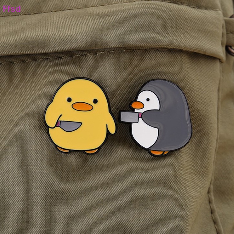 {Ffsd} Ghim Cài Áo Hoạt Hình Động Vật Vui Nhộn Tráng Men Cutie Killer