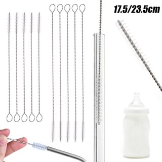 Cọ Vệ Sinh Ống Hút Bằng Thép Không Gỉ Có Thể Uốn Cong Tiện Dụng