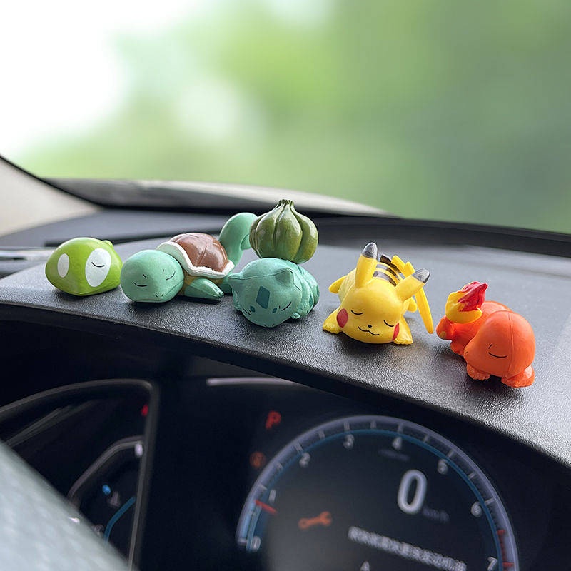 Cute Car Display Screen Lying Decoration Vehicle Center Console Cartoon Car Accessories Car Creativity Doll Fashion 8IMp