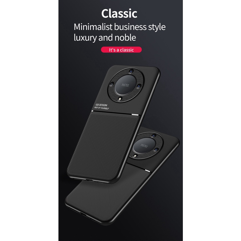 Ốp Điện Thoại Da Nhám Cho Huawei Honor X9A X8A X30 X9 5G X40 GT Magic 4 5 Lite