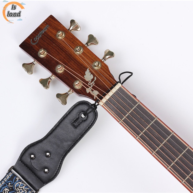Dây Đeo Đàn Guitar Bản Rộng 5cm Thêu Họa Tiết Có Thể Điều Chỉnh Độ Dài