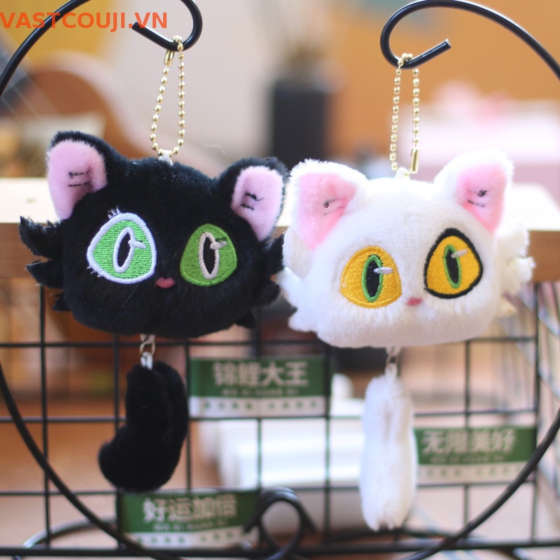 Móc Khóa Hình Mèo Nhồi Bông Đáng Yêu