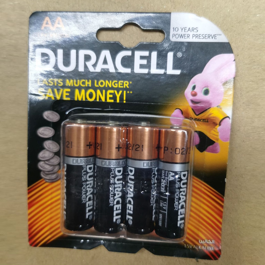 Pin DURACELL AA (LR6), AAA (LR03) gắn đồ chơi thời gian hoạt động bền bỉ mạnh mẽ, đóng gói vỉ giấy