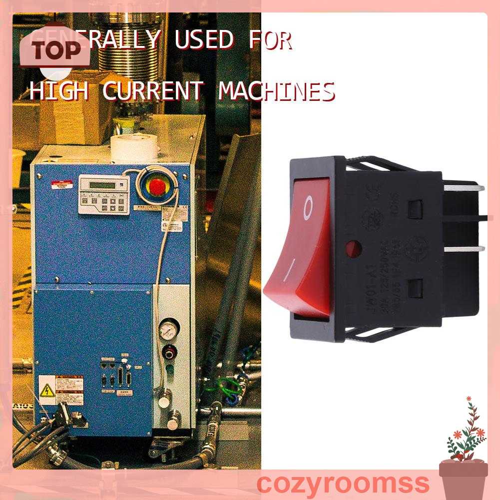 Công Tắc Nút Nhấn 4 Chấu 30A GS11021-01