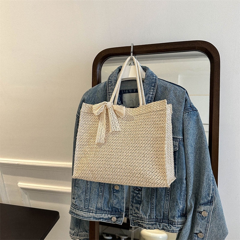 Túi Xách Đeo Vai Đính Nơ Thời Trang Cho Nữ