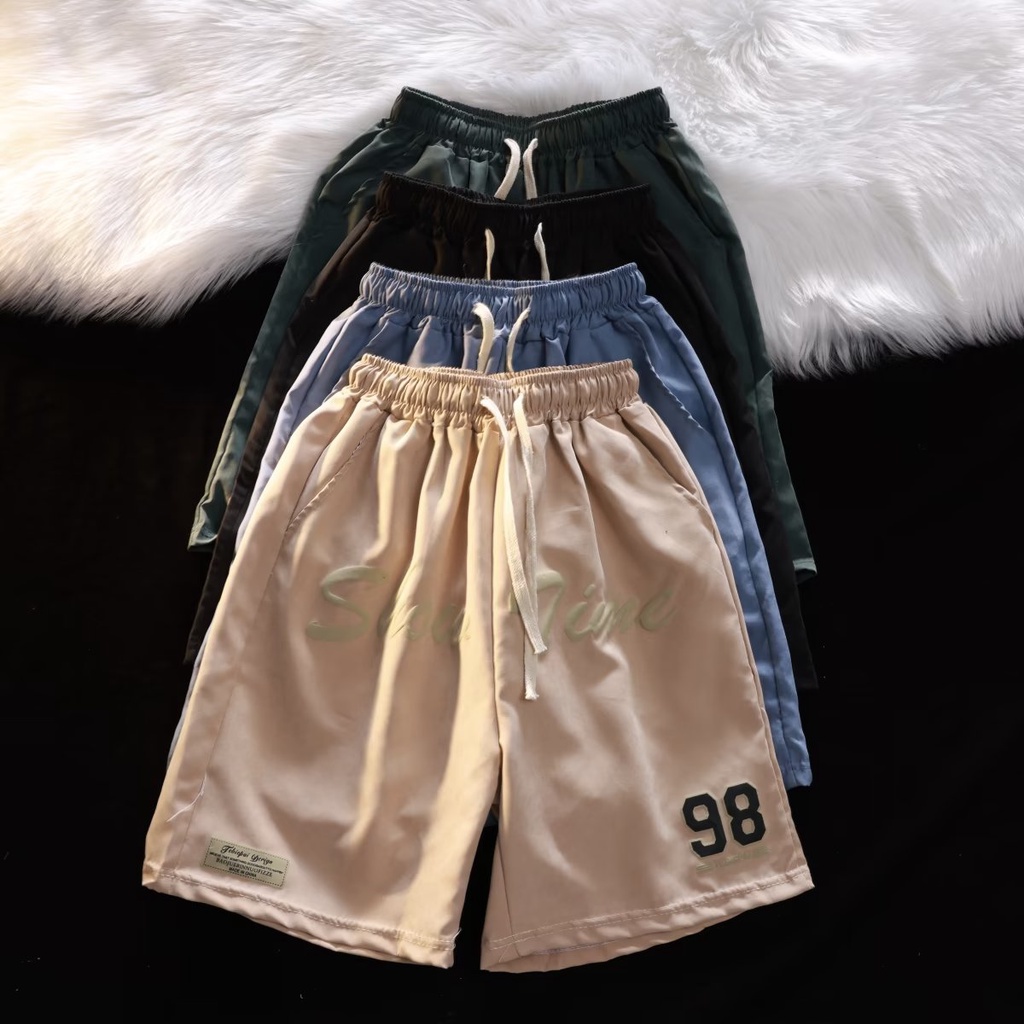 Quần Short Thể Thao Dáng Rộng In Họa Tiết Phong Cách Hip Hop Đường Phố Mỹ Thời Trang Mùa Hè Cho Nam